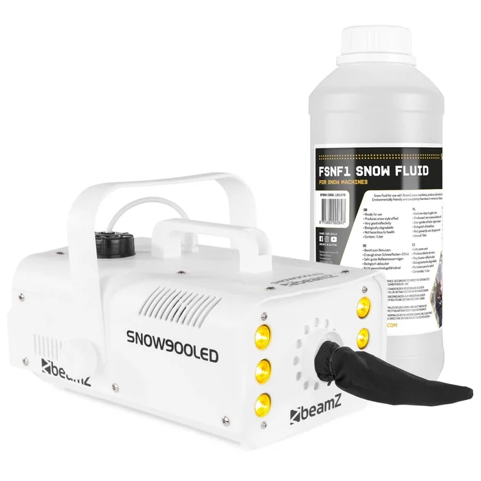 BeamZ SNOW900LED – Machine à Neige 900 Watts avec Liquide 1L