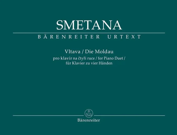Bedřich Smetana Vltava pro klavír na čtyři ruce – symfonická báseň z cyklu Má vlast Notes