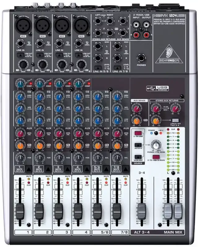 Behringer XENYX 1204 USB Table de mixage analogique