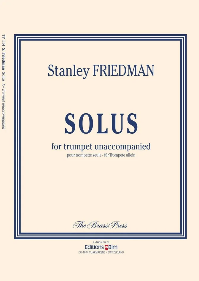 BIM Friedman Stanley – Solus – Trompette Solo