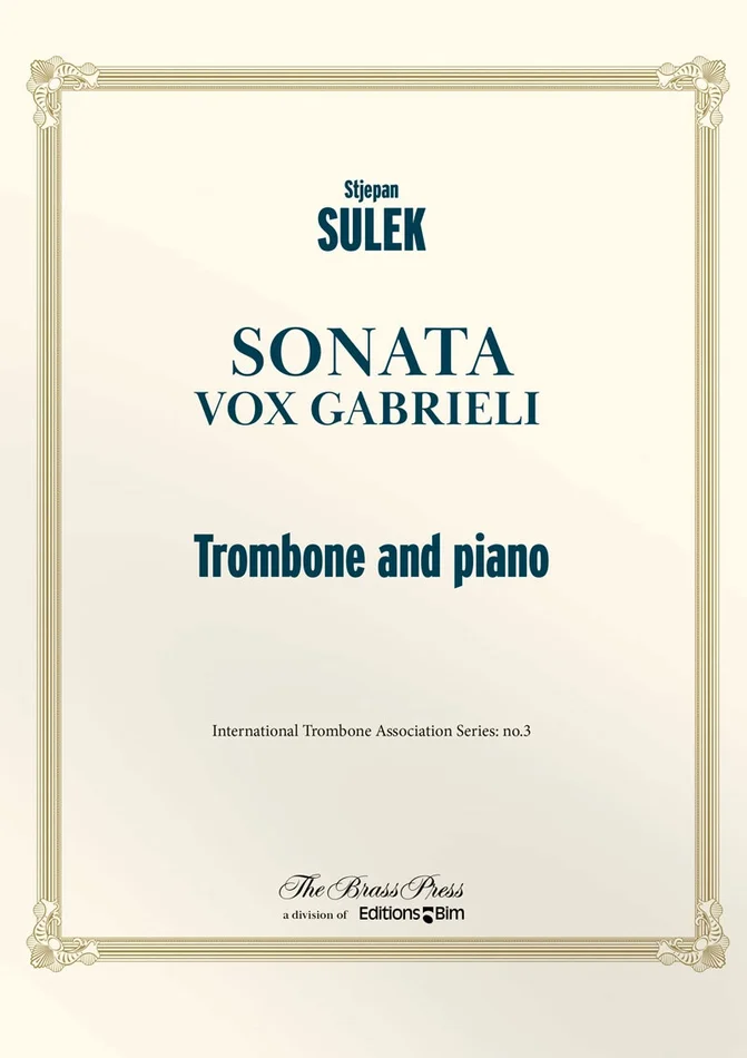 BIM Sulek S. – Sonata – Trombone & Piano