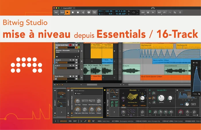 Bitwig Studio Upgrade Essentials 16-Track