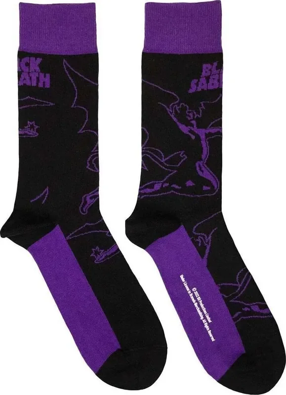 Black Sabbath Chaussettes Logo & Demon Black 40-45