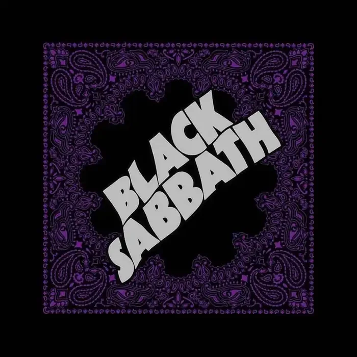 Black Sabbath Foulard Logo Black