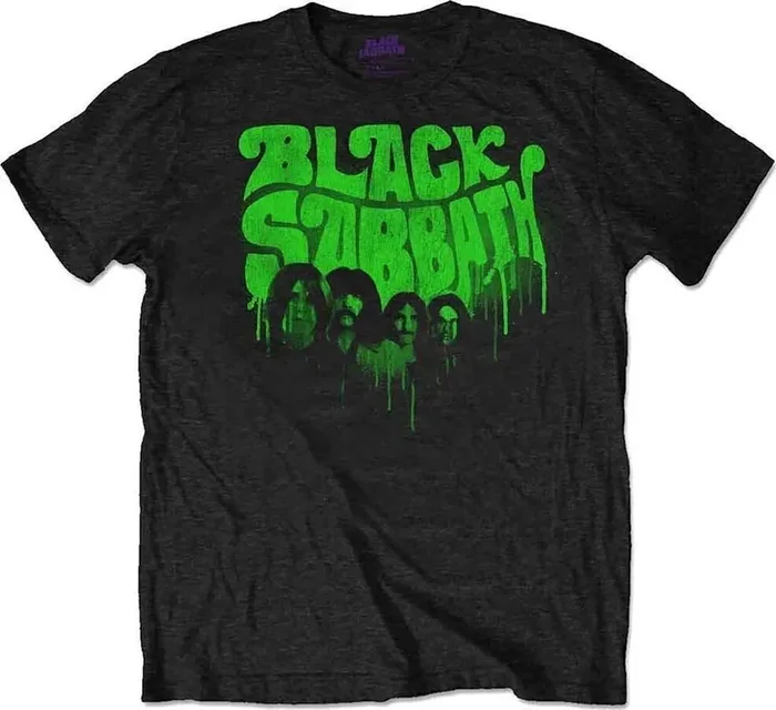 Black Sabbath T-shirt Graffiti Unisex Black 2XL