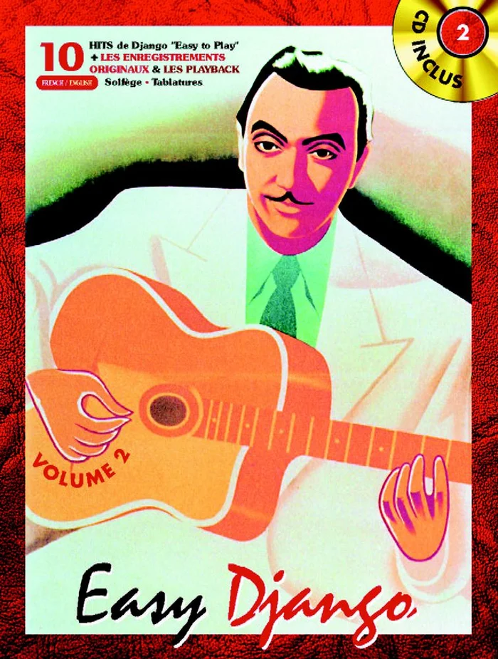 Bookmakers International Reinhardt Django – Easy Django Vol.2 + CD – Guitare Tablatures