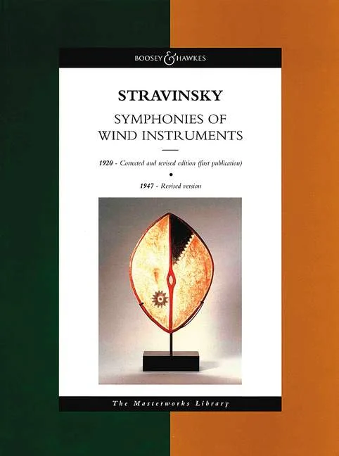 Boosey & Hawkes Stravinsky Igor – Symphonies Of Wind Instruments (1920 & 1947) – Wind Band