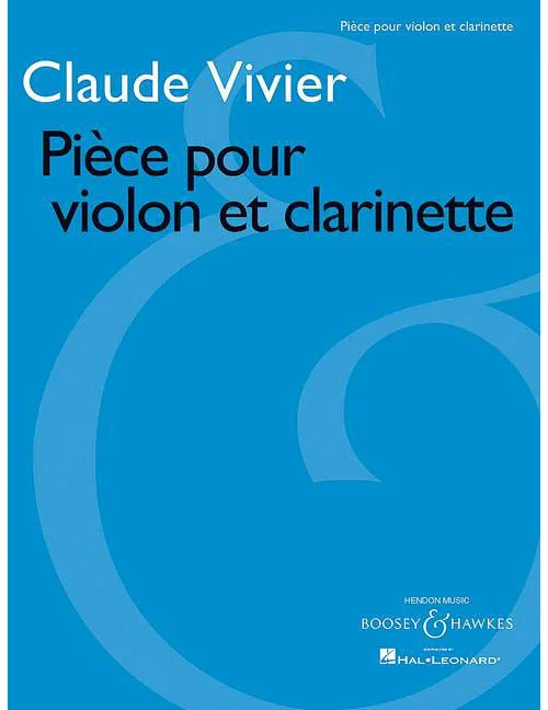 Boosey & Hawkes Vivier – Pièce Pour Violon et Clarinettete – Violon et Clarinette