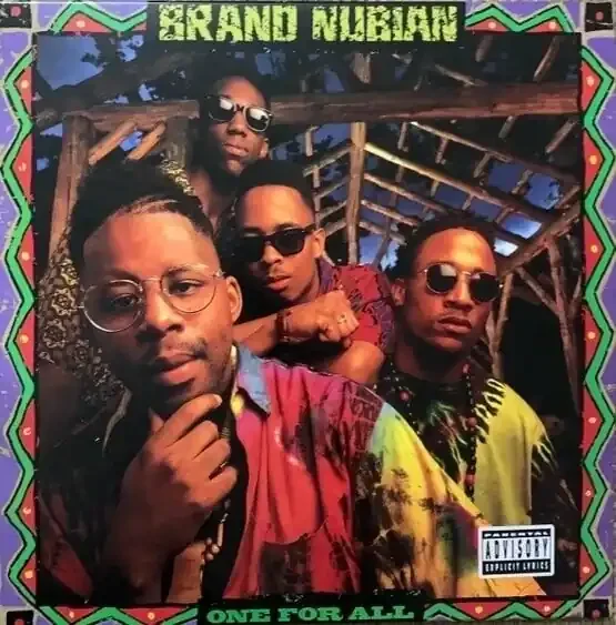 Brand Nubian – One For All (30th Anniversary) (Neon Purple & Neon Green Coloured) (2 LP + 7&Prime; Vinyl)