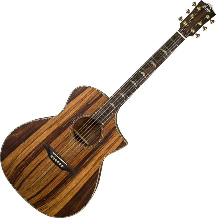 Bromo BAR4GCE Natural Guitare acoustique-électrique