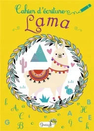 Cahier d&rsquo;écriture Lama