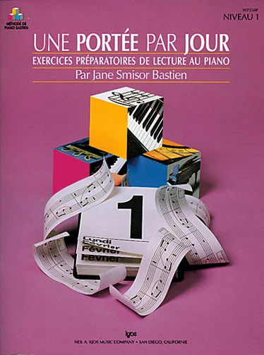 Carisch Bastien Jane Smisor – Une Portee Par Jour Vol. 1 – Piano