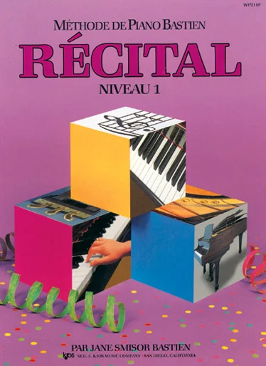 Carisch Methode De Piano Bastien – Récital Niveau 1