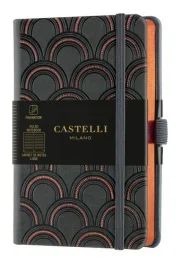 CARNET C&G POCHE LIGNE ART DECO COPPER
