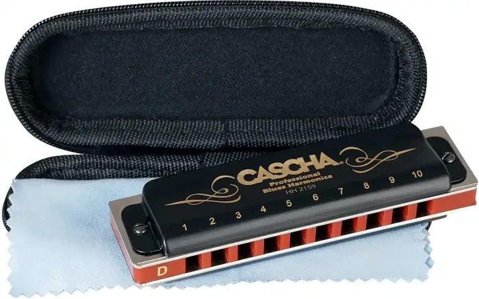 Cascha HH 2159 Professional Blues D Harmonica diatonique