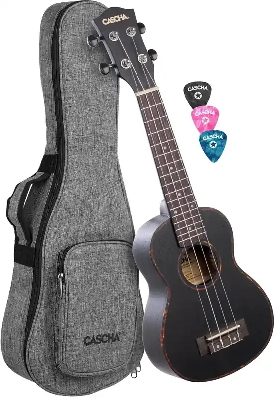 Cascha HH 2262L Black Ukulélé soprano