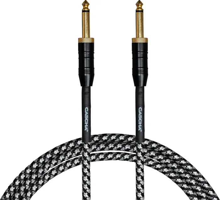 Cascha Professional Line Guitar Cable 3 m Droit – Droit Câble d‘instrument