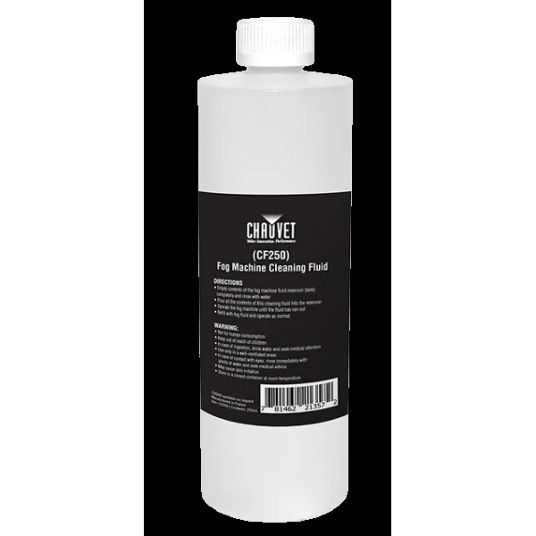 Chauvet DJ CF250 – Liquide nettoyant pour machine à fumée – 250 ml