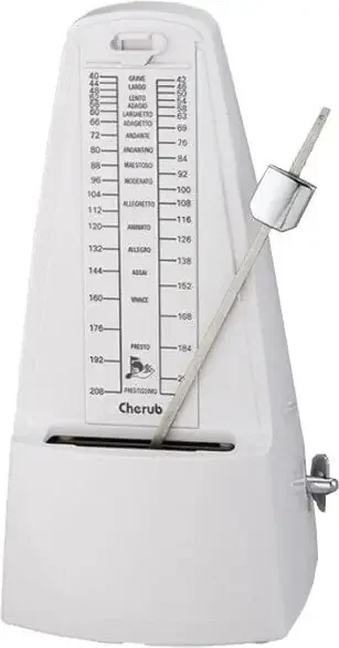 Cherub WSM-330-WH Métronome mécanique White