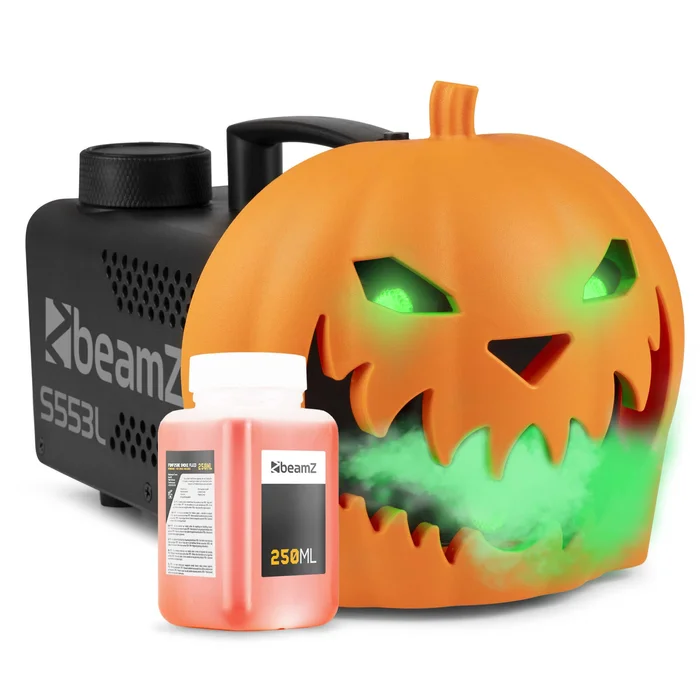 Citrouille Halloween Fumante – Pack Décoration Extérieur – avec Rires Diaboliques – Nouveau et Original – Impressionnez vos Voisins