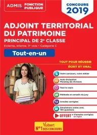 Concours adjoint territorial du patrimoine principal de 2e classe – Externe, interne, 3e voie, catég