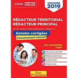 Concours Rédacteur territorial, Rédacteur principal externe, interne, examen professionnel, catégori