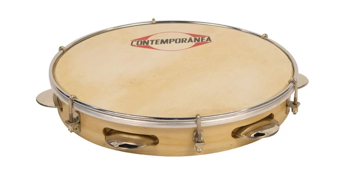 CONTEMPORANEA C-PB10-01 – Pandeiro Série Pro 10″ – Peau Animale