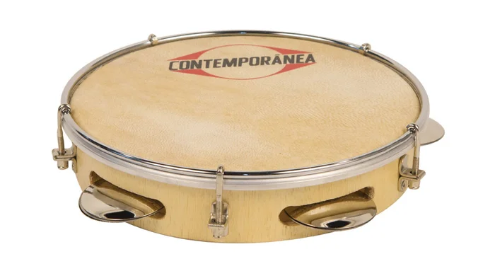 CONTEMPORANEA C-PB8-01 – Pandeiro Série Pro 8″ – Peau Animale