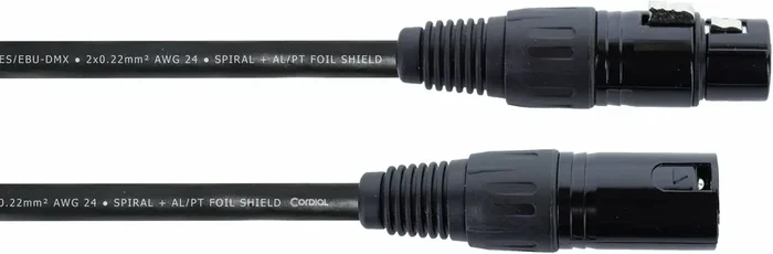 Cordial ED 1 FM Câble lumière DMX