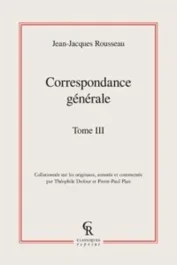 CORRESPONDANCE GENERALE TOME III