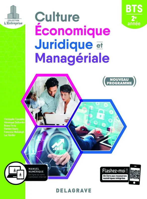 Culture économique, juridique et managériale (cejm) 2e année bts sam, gpme, ndrc (2019) – pochette élève