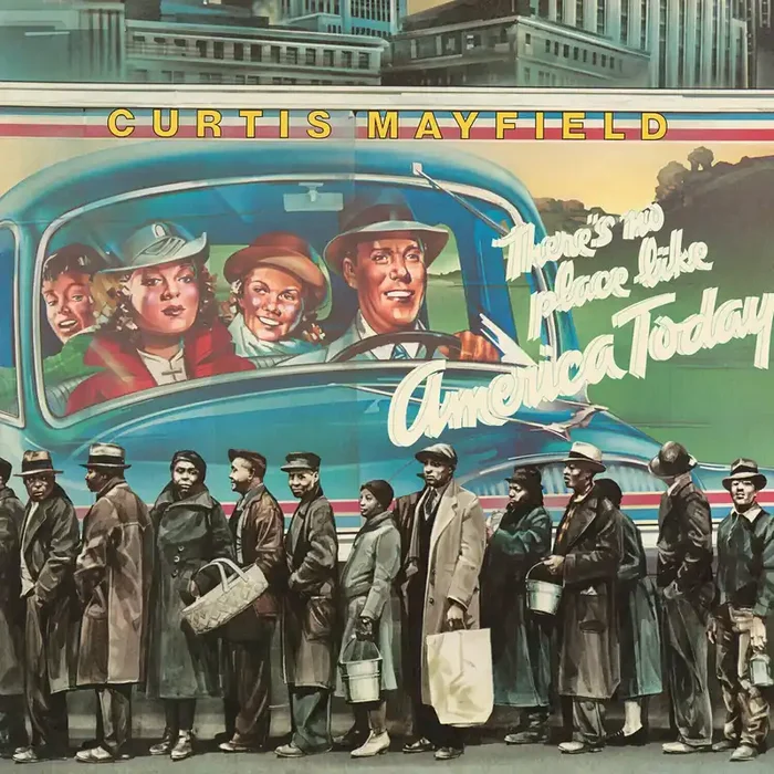 Curtis Mayfield – There‘s No Place Like America (Blue Coloured) (Limited Edition) (Reissue) (LP)