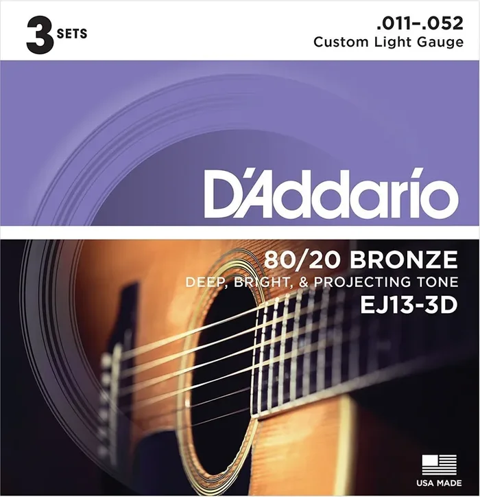 D‘Addario EJ13-3D Cordes de guitares acoustiques