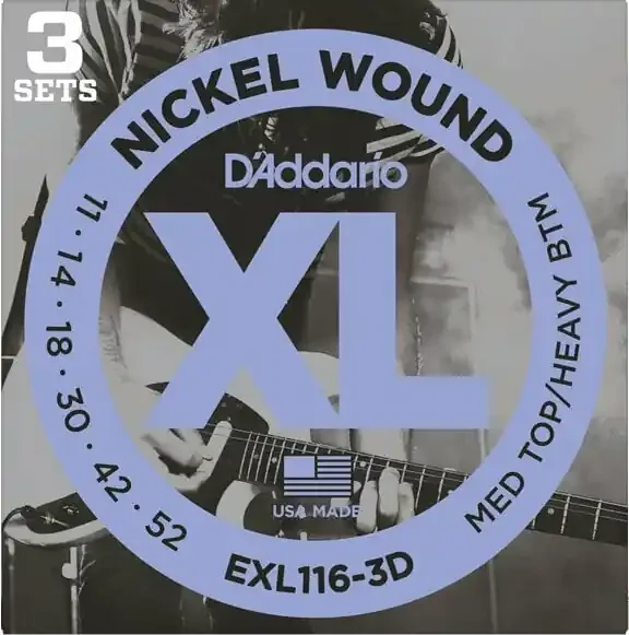 D‘Addario EXL116-3D Cordes pour guitares électriques