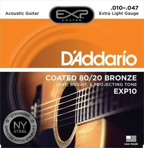 D‘Addario EXP10 Cordes de guitares acoustiques