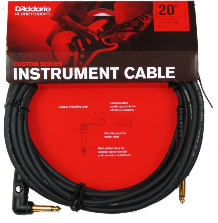 D‘Addario Planet Waves PW-GRA-20 6 m Droit – Angle Câble d‘instrument