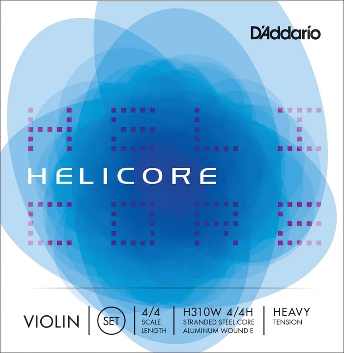 D&rsquo;ADDARIO AND CO 4/4 Helicore Jeu Heavy/mi File Aluminium