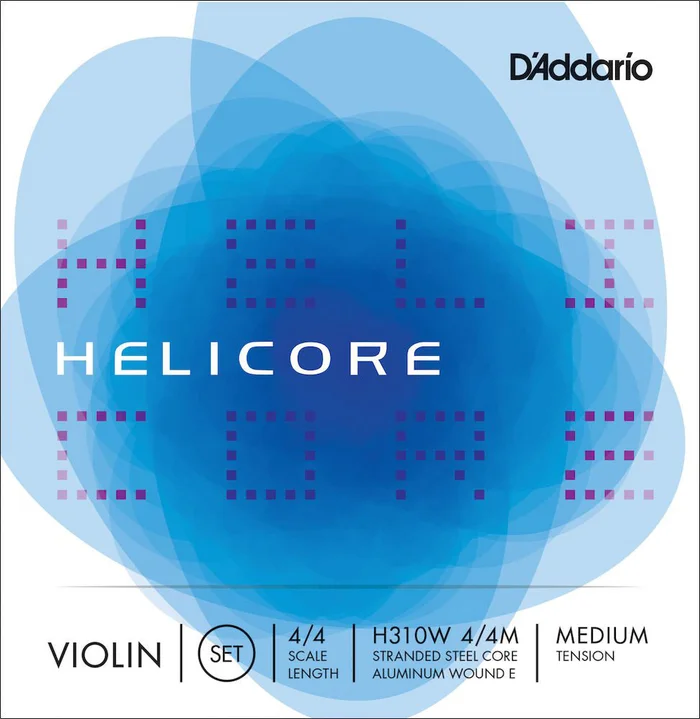 D&rsquo;ADDARIO AND CO 4/4 Helicore Jeu Medium/mi File Aluminium