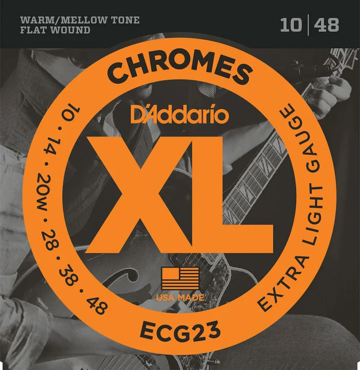 D’ADDARIO AND CO ECG23 Chromes Extra Light 10-48