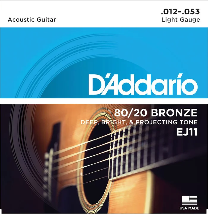 D’ADDARIO AND CO EJ11 80/20 Bronze Light 12-53
