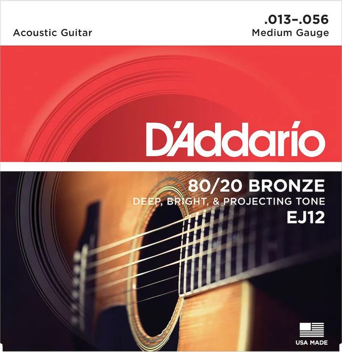 D’ADDARIO AND CO EJ12 80/20 Bronze Medium 13-56