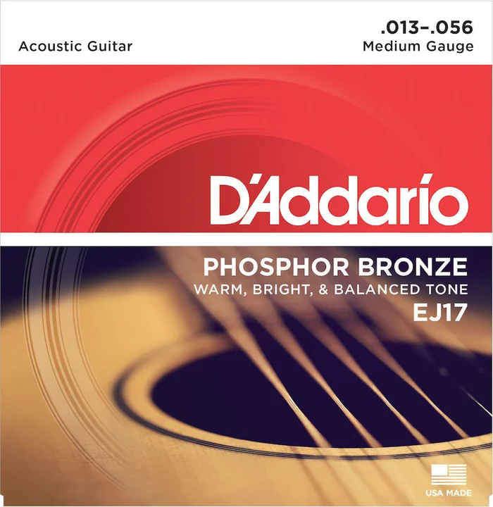 D’ADDARIO AND CO EJ17 Phosphor Bronze Medium 13-56