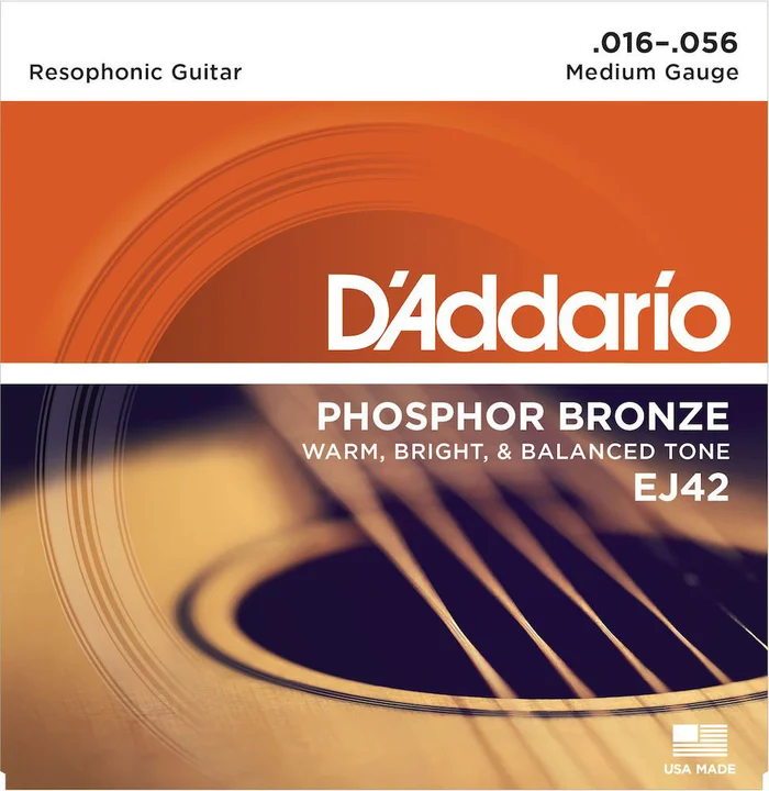 D’ADDARIO AND CO EJ42 Phosphor Bronze Medium 16-56
