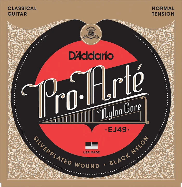 D’ADDARIO AND CO EJ49 Pro-Arte Black Nylon Tirant Normal