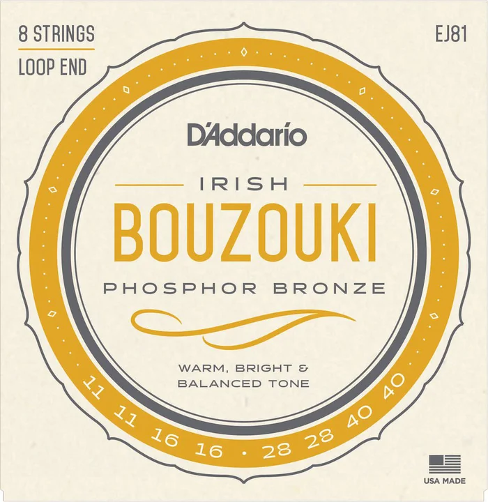 D’ADDARIO AND CO EJ81 Irish Bouzouki Strings