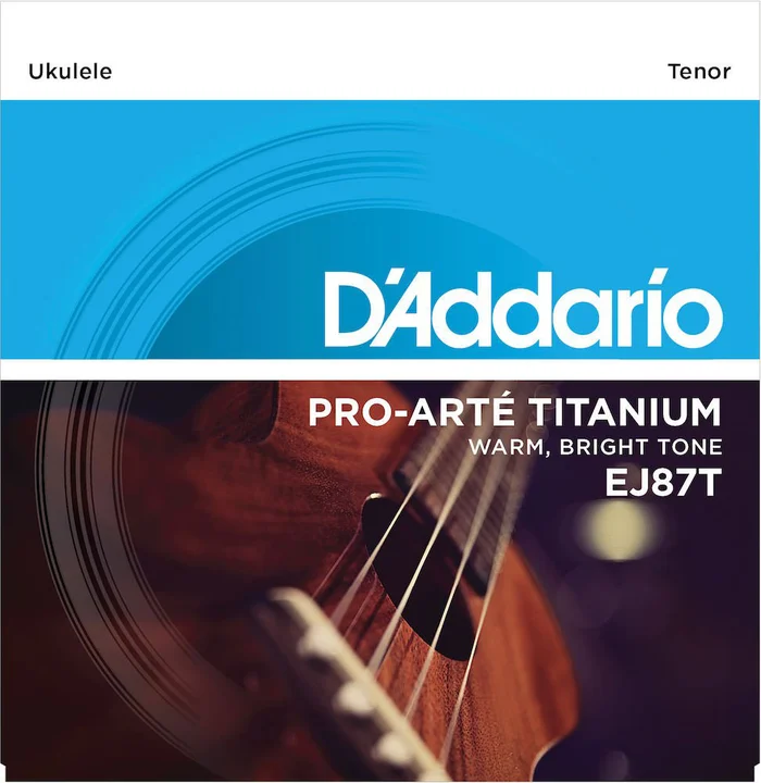 D’ADDARIO AND CO EJ87t Titanium Ukulélé Strings Ténor