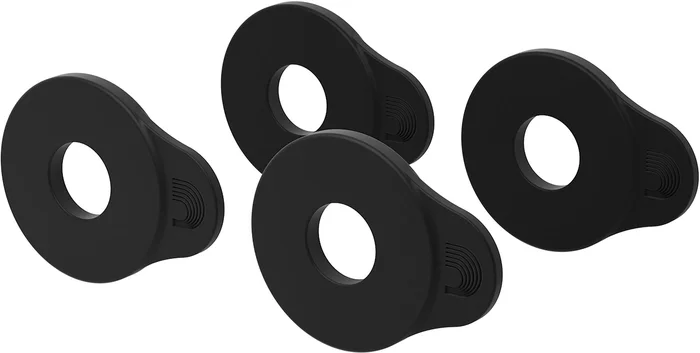 D’ADDARIO AND CO Flex Lock Strap Block, 4-Pk Black