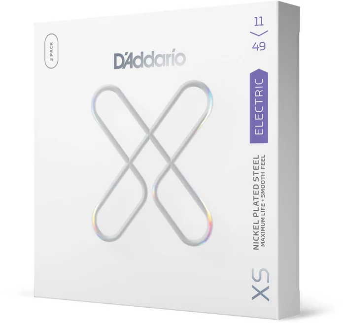 D&rsquo;ADDARIO AND CO XSE1149-3P 11-49 Medium, XS Nickel Coated 3-Pack