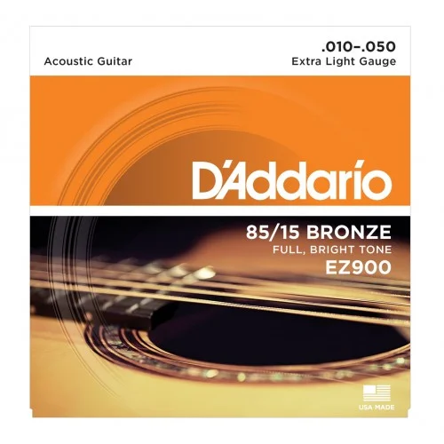 D&rsquo;ADDARIO EZ900 BRONZE 85/15 EXTRA LIGHT 10/50