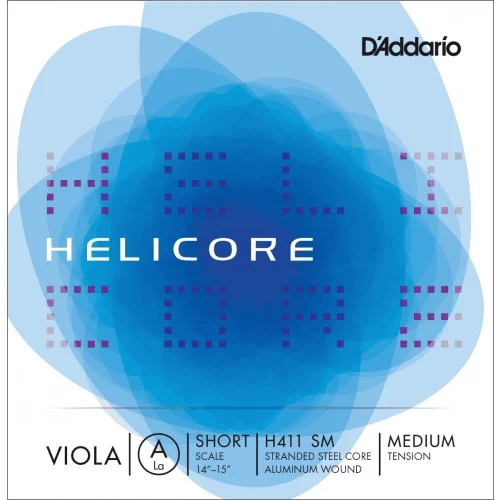 D&rsquo;ADDARIO H411 SM – HELICORE CORDE LA ALTO SHORT SCALE MEDIUM FILÉ ALU